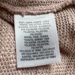 Anthropologie Deletta light pink nubby knit long sleeve sweater top size M Photo 6