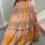 Universal Threads Universal Thread Target plaid smocked tiered maxi dress cut out in back size M Photo 1