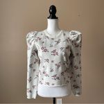 KISS THE STARS | Floral Puff Sleeve Top Sz XL Pink Photo 1