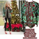 SUPER RARE 80'S VTG. JEANETTE FOR ST. MARTEN BEADED PARTY FORMAL JACKET S/M‎ Green Photo 2