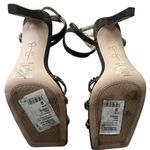 Jessica Simpson Leonah embellished Bronze/black strappy dress heel size 7.5 Photo 1