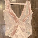 Eloquii  Lace Bodysuit in Soft blush Pink size 1X Photo 1