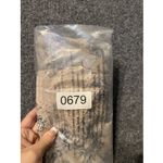 Daniel Rainn  Chiffon‎ Top Womens Small Beige Floral V-Neck Pleated 3/4 Sleeve Photo 8