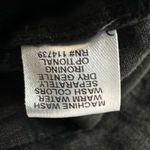 Flax  Black Crop Wide Leg Pants 100% Linen Pockets Lagenlook Boho Granola Photo 5