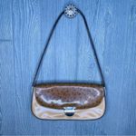 Salvatore Ferragamo  vintage faux ostrich clutch purse handbag patent leather Photo 1