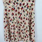 Modcloth  Sunnygirl floral flower boho preppy yellow lined summer dress sz large Photo 1