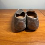 Vionic  Debbie Metallic Pewter Leather Slip On Flat Moccasin Casual Comfort Shoe Photo 5