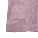 SO Womens XS Open Front Cardigan Mid Length Ribbed Purple Photo 3