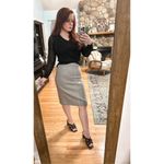 Jcrew Pencil Skirt Gray Size 8 Photo 3