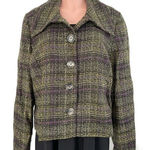 Pendleton NWT ‎ Plaid Blazer Fully Lined  Purple/Black/Green Size 16 Autumn Arbor Photo 0