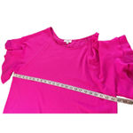 Umgee ‎ USA Shirt Womens Size Large Pink Career Bohemian Flowy Photo 2