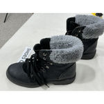 Womans Black Faux Leather Photo 2