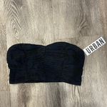 Urban Outfitters Black  Leilani Strapless Crop Top Photo 5