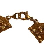 New Vintage Unique Wolf Heads Linked Bracelet Strength Freedom Gold Photo 5