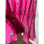 RHODE Hot Pink Marigold Flower Print Halter Style Salena Maxi Dress Size XS Photo 9