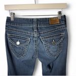 True Religion Joey Bootcut Jeans Size 27 Distressed Flap Pockets USA Made Photo 4