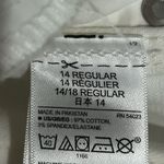 Gap Women’s  high rise cheeky straight White Distressed Jeans size 14 or 32/31 Photo 5