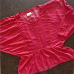 Maeve Anthropologie Chatham Polka Dot Blouse - size medium Photo 8