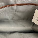 Caitina Brown and Cream Zebra Crossbody Bag w/ purse charm Photo 4