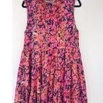 Amanda Uprichard Womens Dress Pink Nadia Mini Floral Sleeveless A Line Large Photo 5