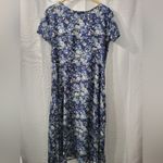 All that jazz Vintage  Floral Blue Dress Size 9 Photo 2
