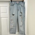 Revice Denim Revice Ex Boyfriend Light Wash High Waist Distressed Straight Leg Jeans Size 28 Photo 36