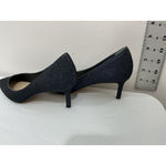 Womans Nina Ny 5 W Blue Sparkly Sequins Pumps Photo 3