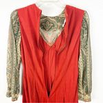 JIM N’ ME Juniors Vintage Sheer Printed Long Sleeves Solid Bodice Dress Size undefined Photo 12