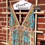 Nicole Miller Studio Silk Beaded Maxi Dress 4 Photo 2