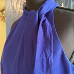 Vince Camuto  Blue Halter Sheath Midi Dress Photo 1