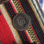 Born Leather & Wool Blanket Tote Kilim Woven Tote Photo 2