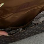 NEW Chic Brown Vegan Leather Gold Chained Fashion Bag Photo 9