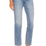 GRLFRND Revolve  Karolina High Rise Straight Crop Raw Hem Jeans Size 24 Photo 0