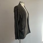 American Eagle  Chenille Cable Knit Cardigan Sweater Grandpa Pockets Sz XS Photo 1