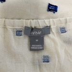 Aerie Ivory Beaded Rope Strap V Neck Textured Tank Photo 5