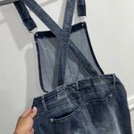 Wallflower Blue Denim Overalls crisscross back adjustale XL stretch Photo 3