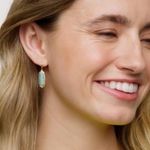 Kendra Scott  Eva Drop Earrings | Turquoise Blue Photo 1