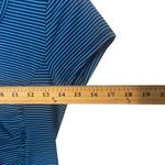 Lole Women Small Blue Striped Running UPF 50+ Running Short Sleeve Tee Photo 7