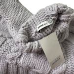 ZARA  Purple Cable Knit Sweater Women Size Large NWT | 30-1 Photo 3