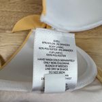 Shade & Shore Women's Yellow Tie-Front Textured Bikini Top - Size 36D - NWT Photo 8