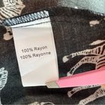 Anthropologie  Porridge Zebra Cotton Black Hi-Low Sleeveless Dress w Belt NWOT Photo 8