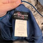 Betsy and Adam  Strapless‎ Blue Gown Photo 4