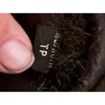 Guess Black Faux Fur Collar Double Breasted Coat XS Fitted Fit & Flare Photo 7