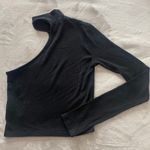 Garage One Shoulder Black Top Size Xs Photo 6