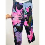 UNTITLED IN MOTION Purple Floral Intuition Tie Closure Trouser Pants size Small Blue Photo 11