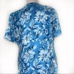 Leslie Fay Light Blue Floral Skirt Suit Womens Size 14 P VINTAGE Photo 3