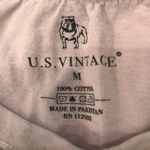 Graphic Long Sleeve Crop Top Pink Size M Photo 2