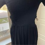 Poupette St. Barth Black Soledad Midi Dress Photo 6