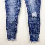 KanCan High Rise Ankle Skinny Jeans Distressed Acid Wash Denim KC7822D Size 3/25 Photo 4