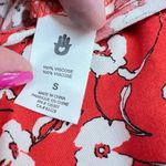 Spiritual Gangster Red Floral Romper with Tassels Size Small Photo 11